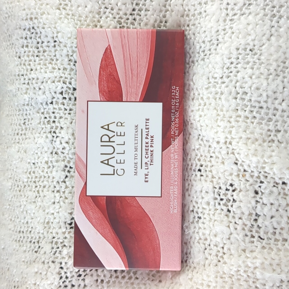Laura Geller Multitasking Cream to Powder Trio in Think Pink, 8g/0.30oz